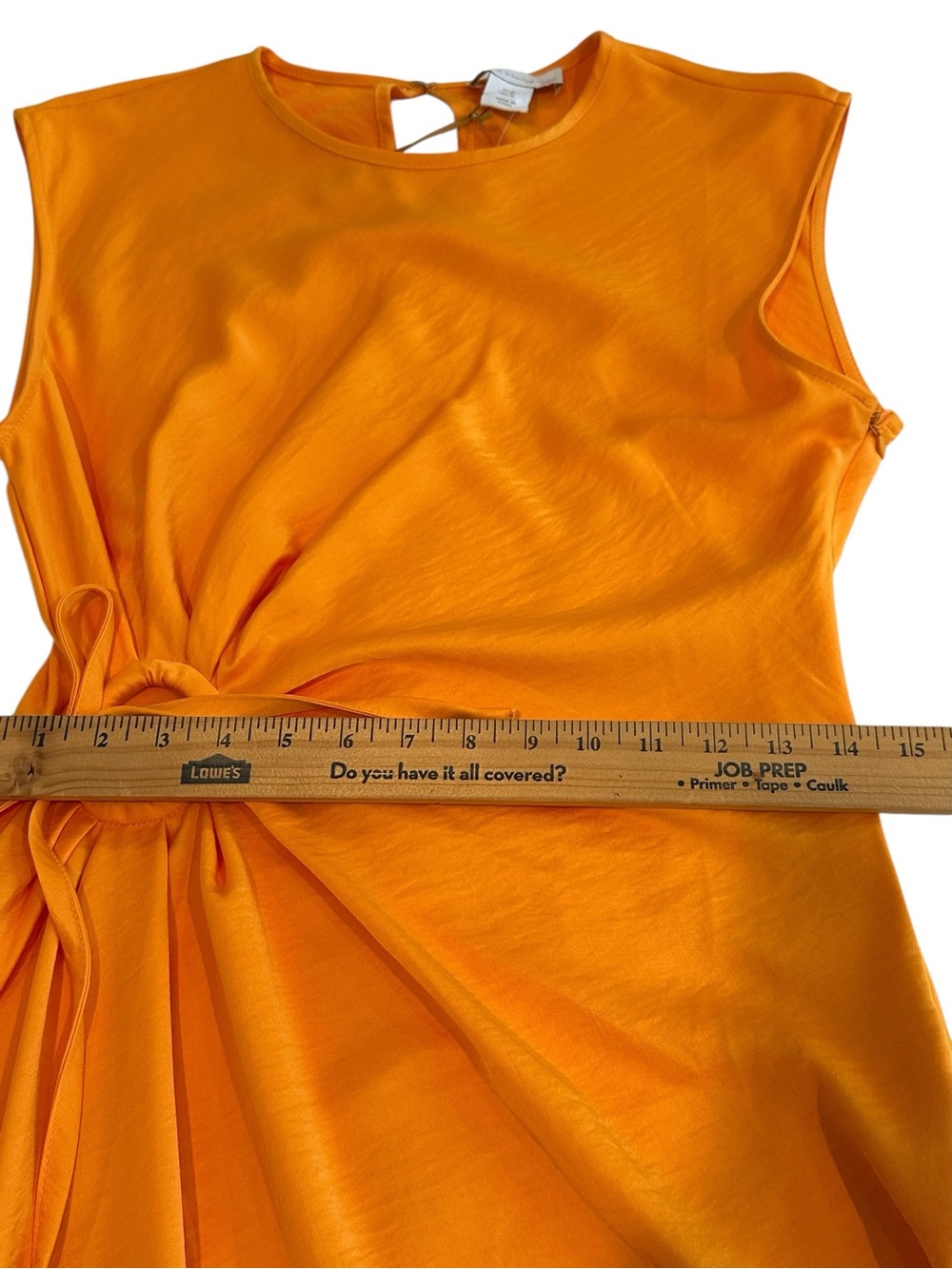 House of Harlow Sleeveless Orange Twist-Ring Maxi Dress - Picture 5 of 14